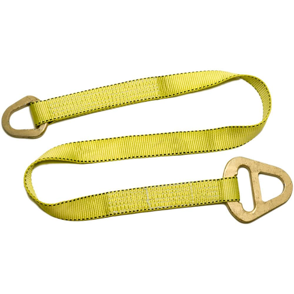 Triangle & Choker, Type 1 Web Sling: 20' Long, 3" Wide, 4800 lb Vertical Capacity, Nylon