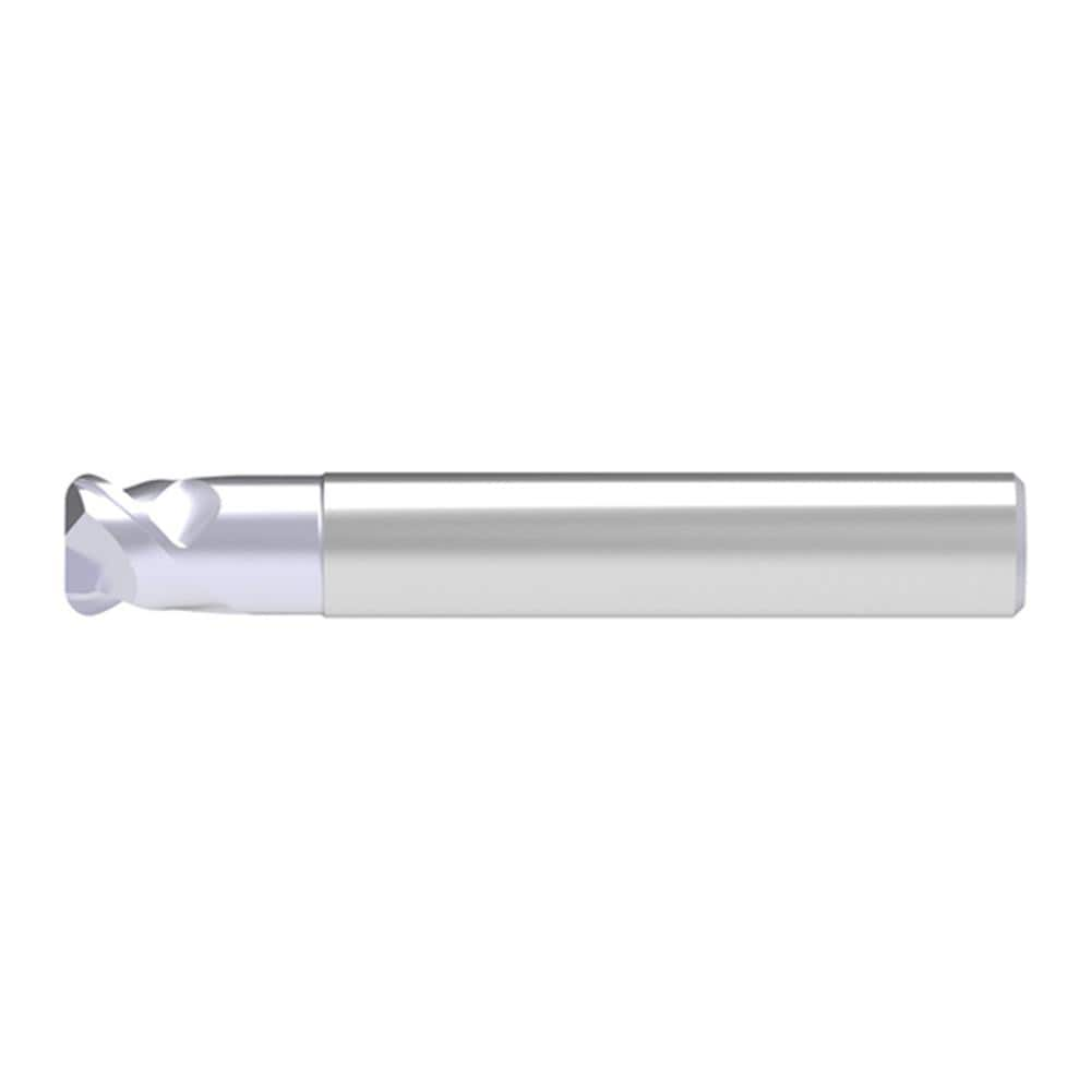 Corner Radius End Mill: 5.00 mm Dia, 3.00 mm LOC, 1.50 mm Radius, 2 Flute, Solid Carbide