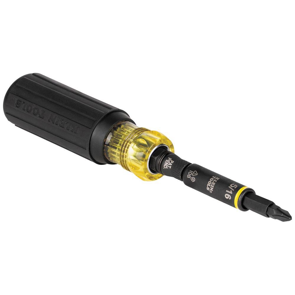 Bit Screwdrivers; Type: Impact, 11 in 1 Screwdriver; Tip Type: Multi; Drive Size (TXT): 1/4 in, 1/2 in, 3/8 in, 5/16 in; Torx Size: T25; Phillips Point Size: #1