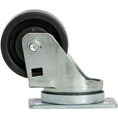 Caster Wheels; Wheel Diameter (Inch): 3; Mount Type: Plate; Bearing Type: Plain; Wheel Width (Inch): 1.9; Wheel Hardness: Firm