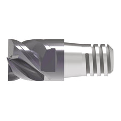 Corner Radius & Corner Chamfer End Mill Heads; Mill Diameter (mm): 12.00; Length of Cut (mm): 9.0000; Number Of Flutes: 4