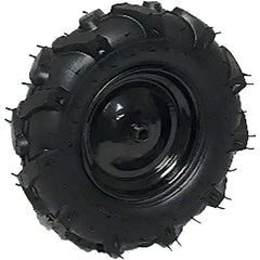 Wheelbarrow Tires; Wheel Type: Pneumatic; Wheel Material: Rubber, Steel; Wheel Diameter: 15 in; Wheel Width: 4 in; For Use With: Chore Warrior & Deck Barrow