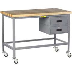 Mobile Work Benches; Bench Type: Butcher Block Work Center; Edge Type: Square; Depth (Inch): 30; Leg Style: Fixed; Load Capacity (Lb.