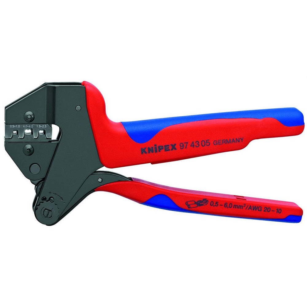 Crimpers; Handle Style: Comfort Grip; Crimper Type: Crimping Pliers; Maximum Wire Gauge: 20; Handle Material: Comfort Grip