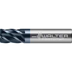 Corner Radius End Mill: 3/8" Dia, 1-3/4" LOC, 0.0600" Radius, 5 Flute, Solid Carbide