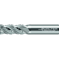 Corner Radius End Mill: 5/8" Dia, 1-1/4" LOC, 0.0325" Radius, 4 Flute, Solid Carbide