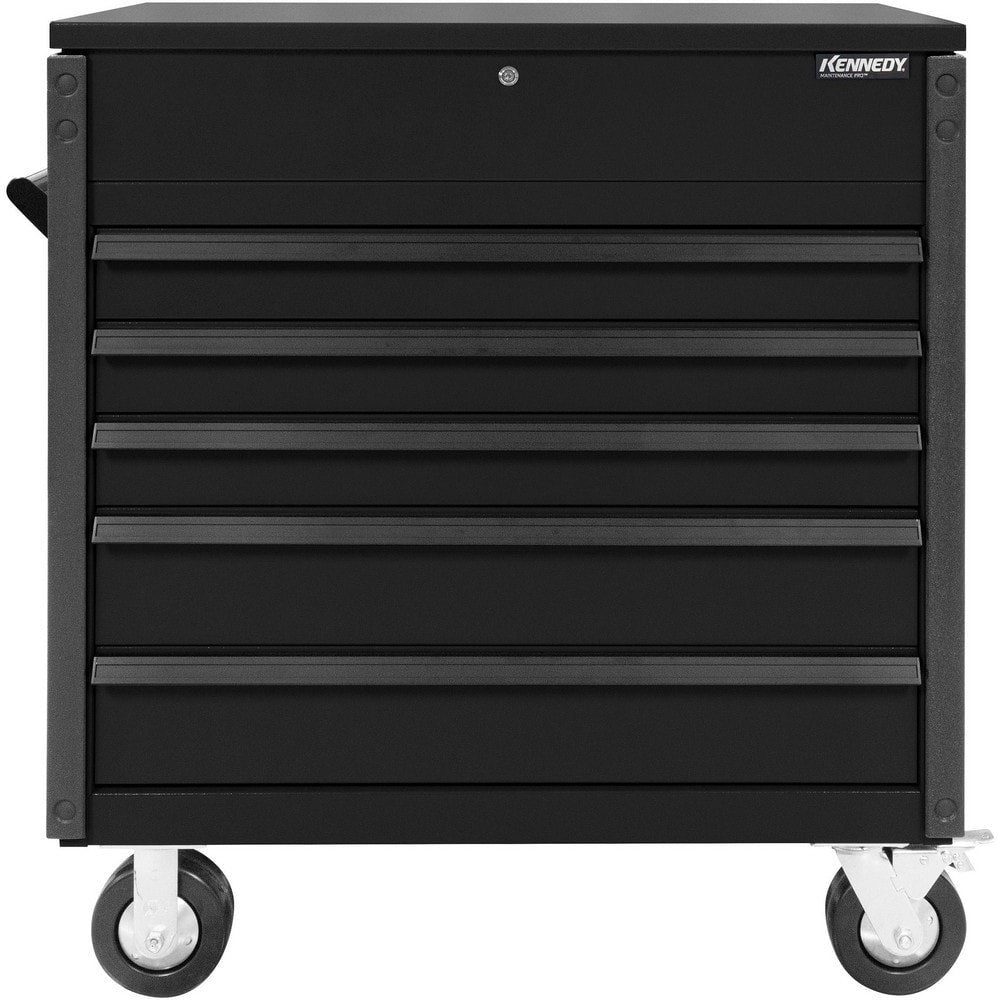 Steel Tool Roller Cabinet: 39" Wide, 43" High, 20" Deep, 5 Drawer