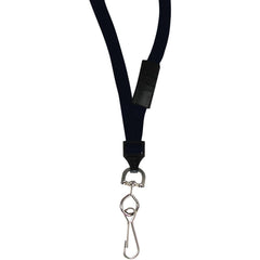 Lanyards; Material: Woven; Color: Black; Length (Inch): 36