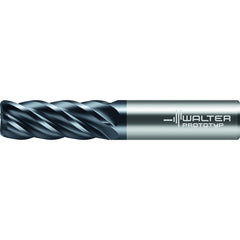 Corner Radius End Mill: 1" Dia, 1-1/2" LOC, 0.0300" Radius, 5 Flute, Solid Carbide