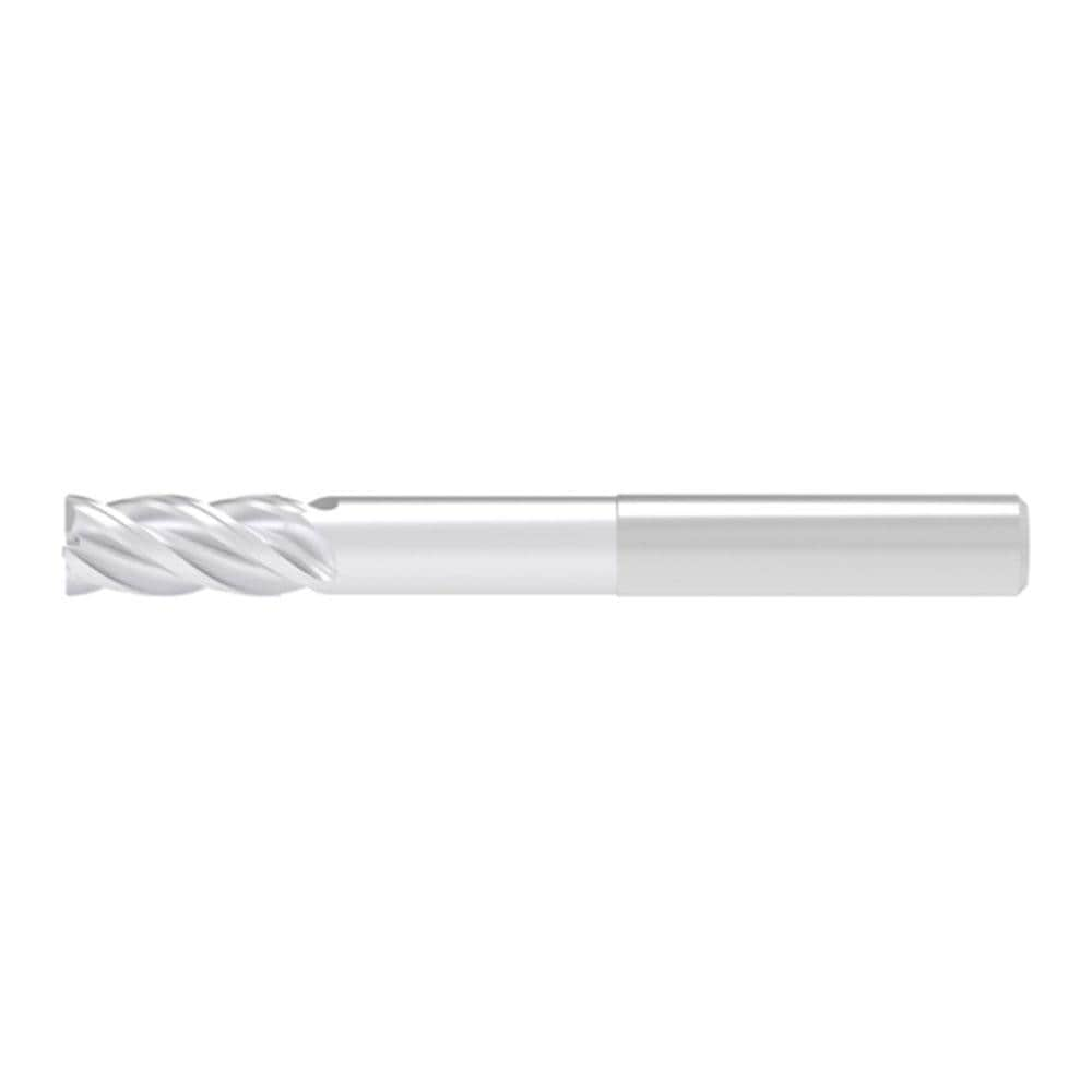 Corner Chamfer End Mill: 16.00 mm Dia, 33.00 mm LOC, 4 Flute, 0.30 mm Chamfer Width, Solid Carbide