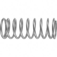 Precision Compression Spring: 0.6500" OD, 6-1/2" Free Length