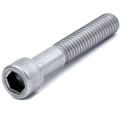 Hex Socket Cap Screw: 1/4-20 Thread, 3-1/2" Length Under Head, Stainless Steel, Bright/Uncoated Finish