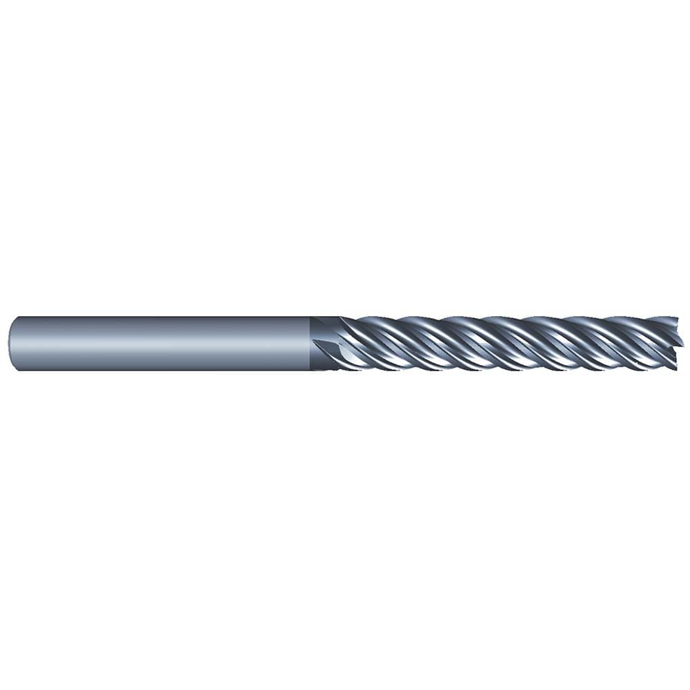 Roughing & Finishing End Mills; Mill Diameter (Fractional Inch): 5/16; Flute Type: Spiral; Number Of Flutes: 5; End Mill Material: Solid Carbide; Length of Cut (Inch): 1-5/8; Coating/Finish: AlCrN