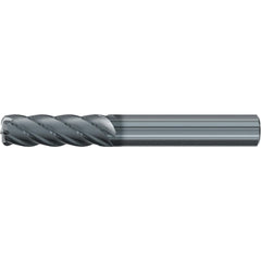 Roughing & Finishing End Mills; Mill Diameter (Fractional Inch): 1/2; Flute Type: Spiral; Number Of Flutes: 5; End Mill Material: Solid Carbide; Length of Cut (Inch): 2; Coating/Finish: AlCr
