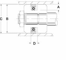 Air Cylinder Accessory: Glassfilled Polytetrafluoroethylene