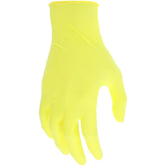 Disposable Gloves: Series NitriShield, Size Large, 3.5 mil, Nitrile, Food Grade, Powder-Free, No