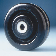 Caster Wheel: Phenolic, 5" Dia, 2" Wide, 3/4" Axle