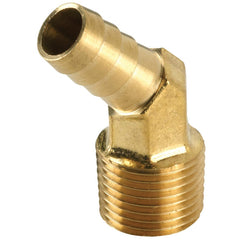 Barbed Hose Fittings; Fitting Type: Hose Barb Insert; Material: Brass; Thread Standard: NPTF; Thread Size: 1/8; End Connection: Hose Barb x Male NPT; Hose Inside Diameter (Inch): 1/4; Hose Outside Diameter: 1/4
