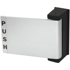 Trim; Trim Type: Aluminum Door Trim; For Use With: 4590 Deadlatch Paddle; Material: Metal; For Door Thickness: 2; Fire Rated: No; Overall Length: 6.38; Overall Width: 5
