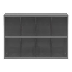 Bin Shelving; Bin Shelving Type: Deep Part Bin; Shelf Construction: Fixed; Shelf Type: Fixed; Assembled: Yes; Shelf Color: Gray
