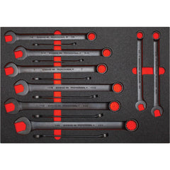 Combination Wrench Set: 14 Pc, Inch