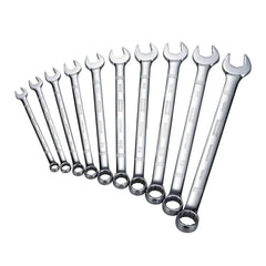 Combination Wrench Set: 10 Pc, Inch