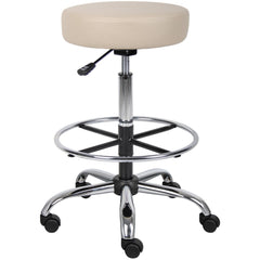 Medical/Drafting Stool: 28 to 34" Seat Height, 16 x 16" Seat