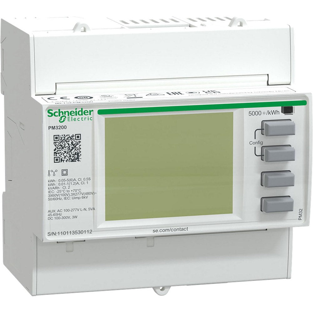 Power Meters; Meter Type: Power Meter; Application: Energy cost and usage analysis per zone, per usage or per time period to optimise energy usage, Metering of electrical parameters to better understand the behaviour of your electrical distribution system