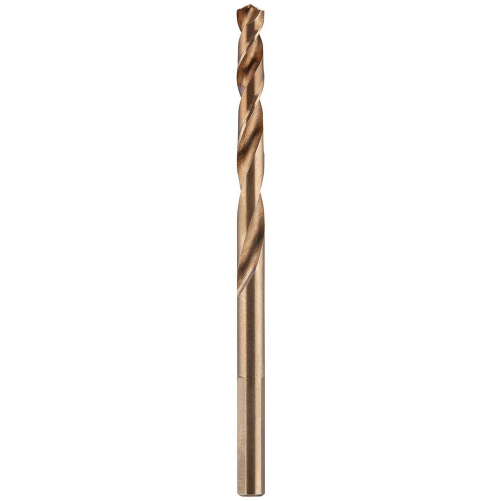 Mechanics Drill Bit:  0.1970" Dia,  135&deg,  Cobalt,  Hex Shank,  Split Point