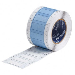 Label Maker Label: White, Polyolefin, 1,000 per Roll