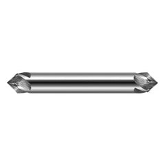 1/2″ Dia. × 0.245″ LOC × 1/2″ Shank Size × 3″ OAL, 90 Degrees, Carbide, Uncoated, Chamfer Cutters