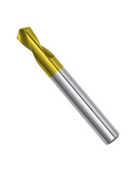 3/4″ × 3/4″ × 8″, 120 Degrees TiN, NC Spotting Drill