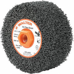 WALTER Surface Technologies - Unmounted Flap Wheels   Abrasive Type: Non-Woven    Outside Diameter (Inch): 4-1/2 - Exact Industrial Supply