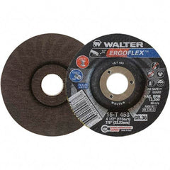 WALTER Surface Technologies - Depressed-Center Wheels Wheel Diameter (Inch): 7 Wheel Thickness (Inch): 3/64 - Exact Industrial Supply