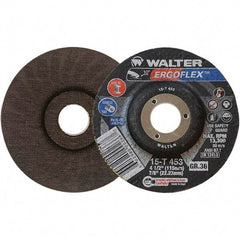 WALTER Surface Technologies - Depressed-Center Wheels Wheel Diameter (Inch): 6 Wheel Thickness (Inch): 3/64 - Exact Industrial Supply