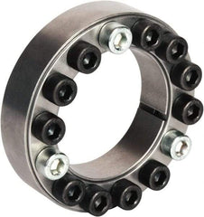 Climax Metal Products - M6 Thread, 7/8" Bore Diam, 1.85" OD, Shaft Locking Device - 8 Screws, 7,135 Lb Axial Load, 1.85" OAW, 0.669" Thrust Ring Width, 260 Ft/Lb Max Torque - Exact Industrial Supply