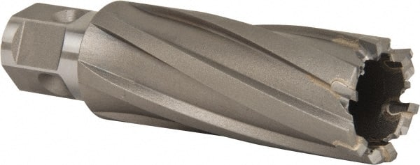 Nitto Kohki - 1" Diam x 2" Deep Carbide-Tipped Annular Cutter - Exact Industrial Supply