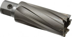 Nitto Kohki - 1-1/8" Diam x 2" Deep Carbide-Tipped Annular Cutter - Exact Industrial Supply