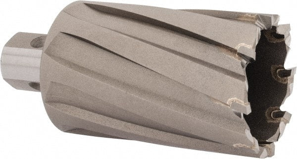 Nitto Kohki - 1-11/16" Diam x 2" Deep Carbide-Tipped Annular Cutter - Exact Industrial Supply