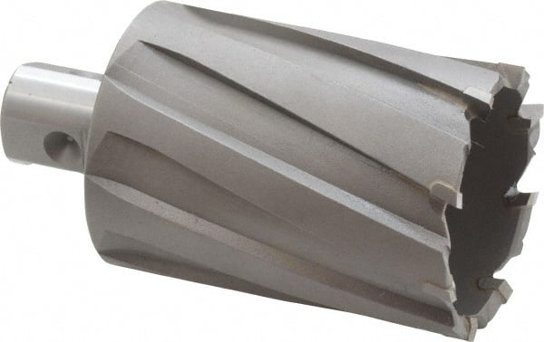 Nitto Kohki - 1-7/8" Diam x 2" Deep Carbide-Tipped Annular Cutter - Exact Industrial Supply