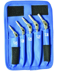 5 Piece - T15 - T30 - Chrome HexPro Pivot Head Star Wrench Set - Exact Industrial Supply