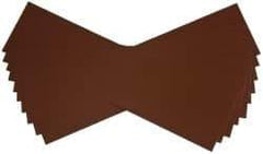 Made in USA - 10 Piece, 5" Wide x 20" Long Plastic Shim Stock Sheet - Brown, ±10% Tolerance - Exact Industrial Supply