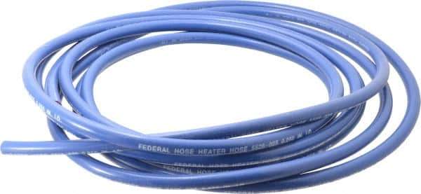 Federal Hose - 1/4" ID x 0.58" OD x 25' OAL, Heater Hose - -65 to 350°F, Blue - Exact Industrial Supply