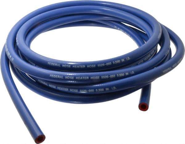 Federal Hose - 1/2" ID x 0.83" OD x 25' OAL, Heater Hose - -65 to 350°F, Blue - Exact Industrial Supply