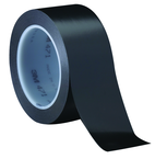 List 471 2" x 36 yds Vinyl Tape - Black - Exact Industrial Supply