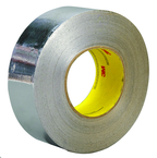List 4380 2-1/2" x 60 yds Aluminum Foil Tape - Silver - Exact Industrial Supply