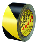 List 5702 2" x 36 ydsSafety Stripe Tape - Black/Yellow - Exact Industrial Supply