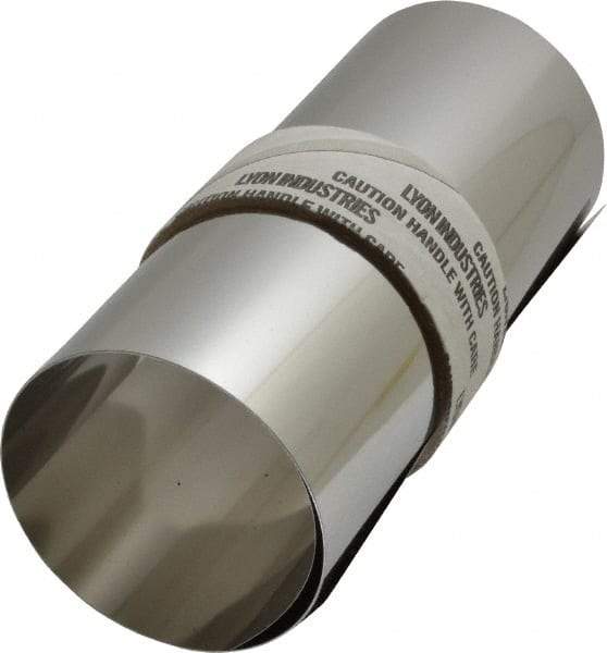 Made in USA - 50 Inch Long x 6 Inch Wide x 0.003 Inch Thick, Roll Shim Stock - Stainless Steel - Exact Industrial Supply