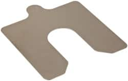 Made in USA - Metal Shim Stock Type: Slotted Shim Material: Stainless Steel - Exact Industrial Supply