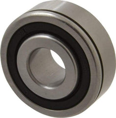 Value Collection - 5/8" Bore Diam, 1-3/4" OD, Double Seal Semi Ground Extra Light Radial Ball Bearing - 1 Row, Round Bore, 707 Lb Static Capacity, 1,366 Lb Dynamic Capacity - Exact Industrial Supply